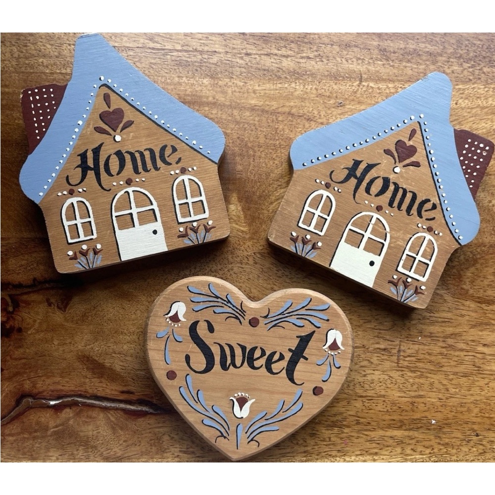 Cottage Core Home Sweet Wall Decor Set